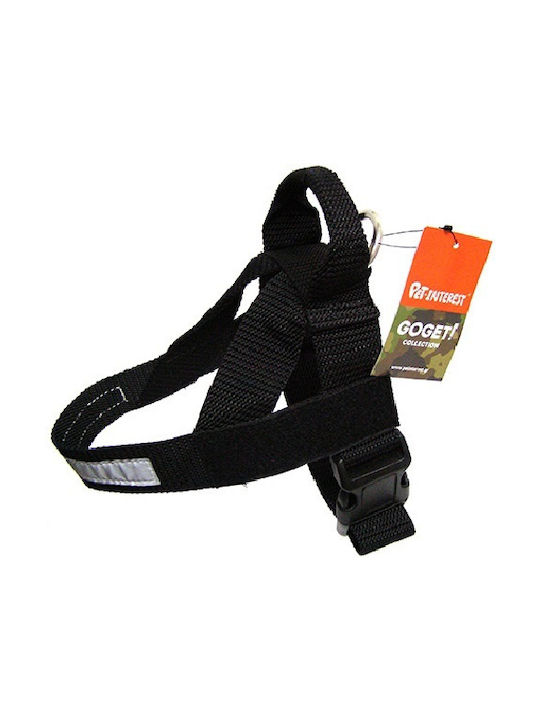 Pet Interest Hundegeschirr Ausbildung GoGet Standard Schwarz Mittel 57-74cm 3401-M