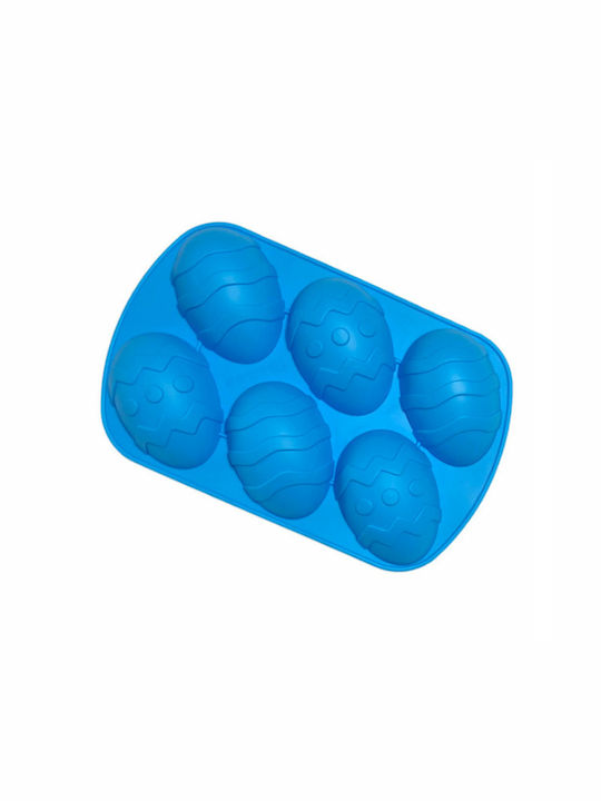 Sugar Love No Coating Silicone Chocolates 6 Cups Baking Pan 20.5x13x2.5cm