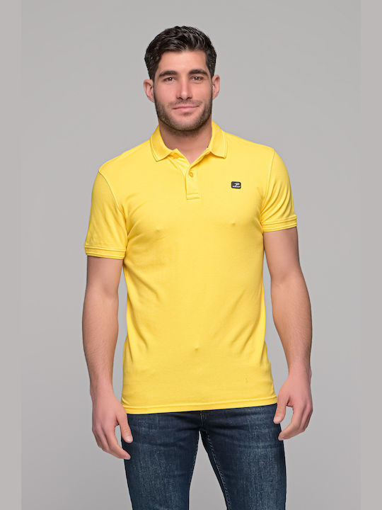 Petrol Industries Men's Short Sleeve Blouse Polo Yellow