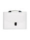 Plastic Drafting Bag with Buckle and Handle 25x4x33cm White