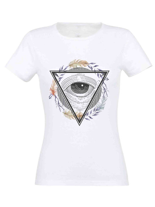 Women's white Boho#21 t-shirt - White