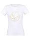 Γυναικείο t-shirt λευκό Nymph #35 - Λευκό