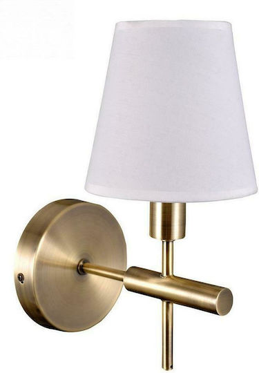 Italux Balter Classic Lamp Wall with Socket E14 Gold 14x14x14cm