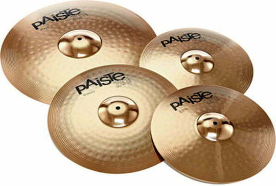 Paiste Cymbals' Set 201 Bronze (14" Hi-Hat, 16" Crash, 20" Ride)