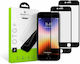 Glastify OTG+ Tempered Glass 2pcs Black (iPhone SE 2022 / 2020 / 8 / 7) GST016BLK