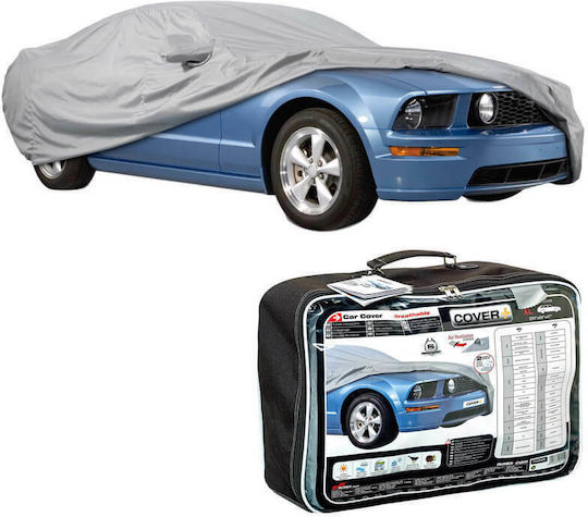 Car+ Covers for Car with Carrying Bag 530x175x120cm Waterproof XLarge Secured with Straps