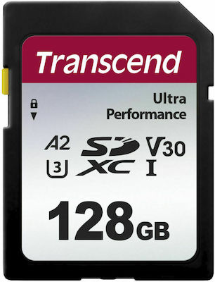 Transcend SDXC 128GB Klasse 10 U3 V30 A2 UHS-I