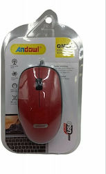 Andowl QM82 Ενσύρματο Κόκκινο Andowl QM82 Ενσύρματο Κόκκινο