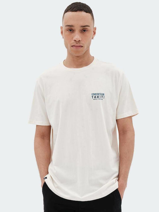 Emerson Herren T-Shirt Kurzarm Weiß