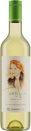 Georgiadis Canteen Κρασί Τζούλια Λευκό Ημίγλυκο 500ml