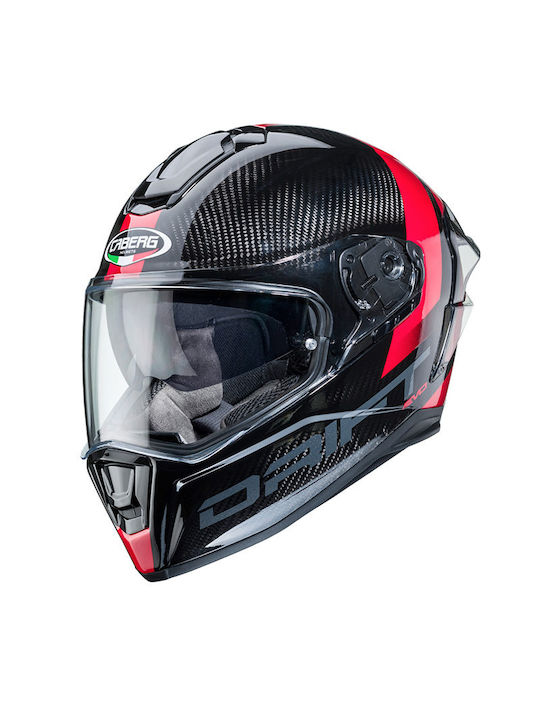 Caberg Drift Evo Carbon Sonic Full Face Helmet Anthracite Red