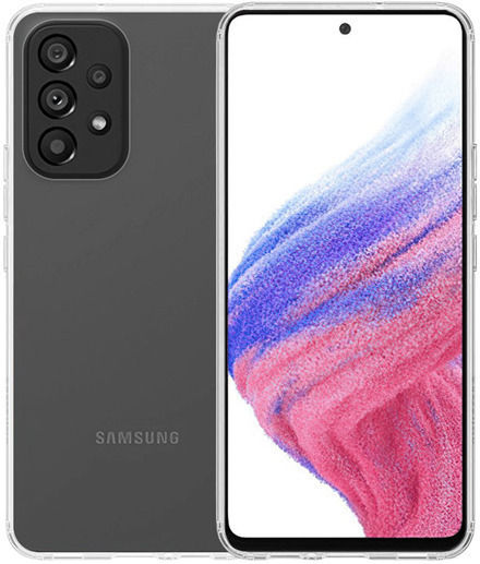 Vivid Gelly Umschlag Rückseite Silikon Transparent (Galaxy A53)