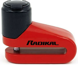Radikal RK505R Motorrad-Bremsscheibenschloss Rot Farbe