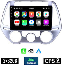 Kirosiwa Ηχοσύστημα για Hyundai i20 2008-2013 με Bluetooth, USB, GPS