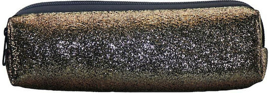 Tesoro Tesoro Glitter Pencil Case Barrel Brown