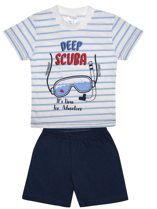 Pretty Baby Kids' Pajamas Summer White