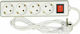 Oscar Plus Power Strip 4 Positions with Switch and Cable 1.5m