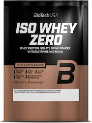 Biotech USA Iso Whey Zero With Glutamine & BCAAs 25gr με Γεύση Caffe Latte