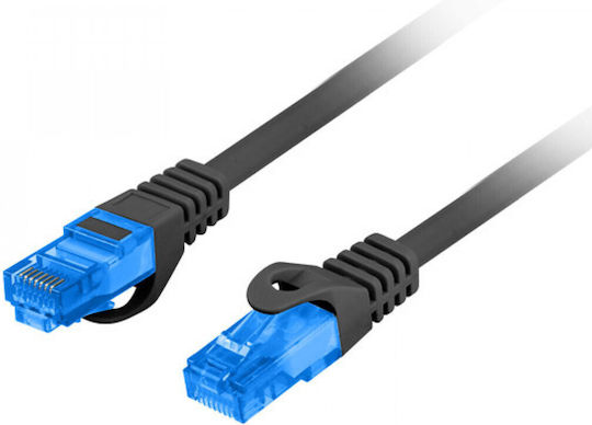 Lanberg S/FTP Cat.6a (Gigabit) Καλώδιο Δικτύου Ethernet 3m Μαύρο