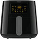 Philips Air Fryer with Removable Basket 6.2lt Black