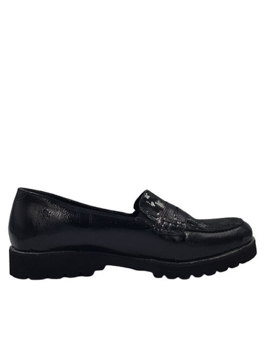 Rieker Ανατομικά Παπούτσια σε Μαύρο Χρώμα