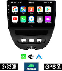 Kirosiwa Ηχοσύστημα για Peugeot 107 2005-2014 με Bluetooth, USB, GPS
