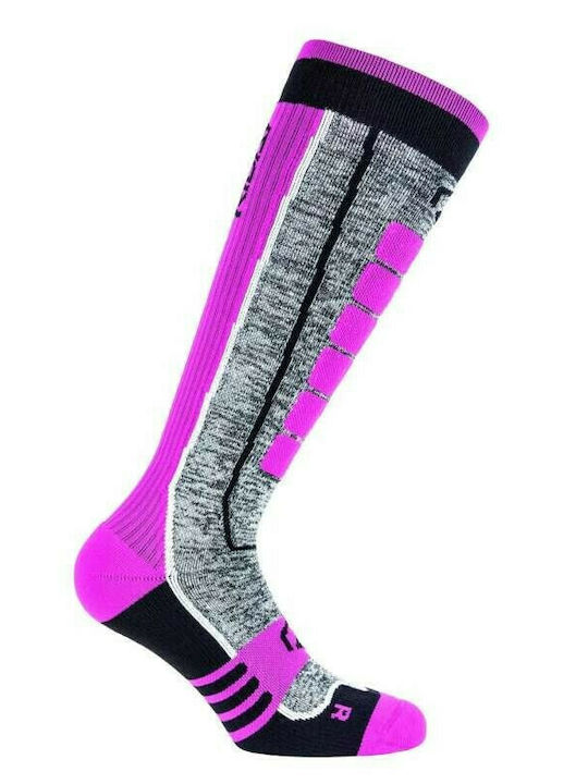 Ισοθερμικές Κάλτσες Riday Heavy Weight Warm Long Melange-Pink MHS0001-002