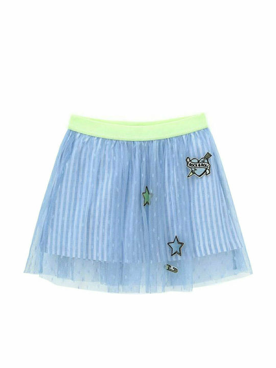Kids' Tulle Skirt Light Blue
