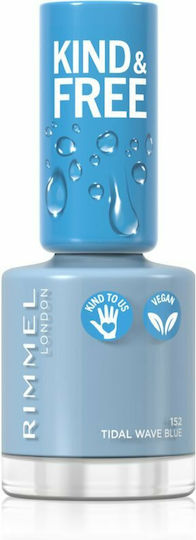 Rimmel Kind & Free Glänzender Nagellack 152 Tidal Wave Blau 8ml