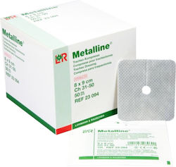 Lohmann Rauscher Metalline Επίθεμα Τραχειοστομίας 8x9cm 50τμχ