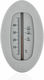 Reer Analog Bade-Thermometer 0°C bis 50°C Gray