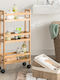 5Five Wooden Kitchen Trolley 3 Tiers Brown 36x15x74.4cm
