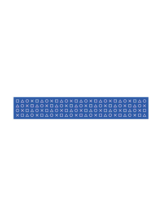 Pyramid Декоративно Стенно PlayStation Синьо От Дърво 80x13см