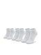 Skechers Μονόχρωμες Κάλτσες Light Grey Melange 3Pack