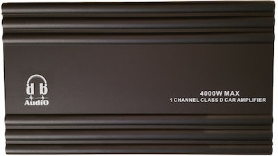 DB Car Audio Amplifier 4000.1D 1 Channel (D Class)