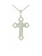 Mertzios.gr White Gold Cross 18K with Chain