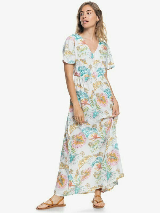 Girly Community Rochii De Vară Pentru Femei Maxi Rochie Wrap-Around Floral