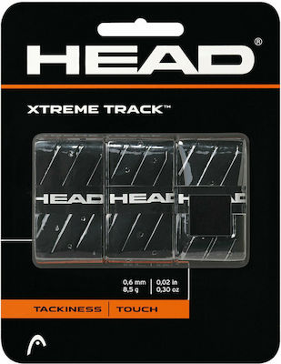Head Xtremetrack Overgrip Μαύρο 3τμχ