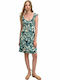 Vamp Damen Mini Kleid Strand Grün