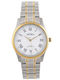 Inora Ceas Bărbați 39mm Baterie Cu Brățară Argintie Din Oțel Inoxidabil MI273409