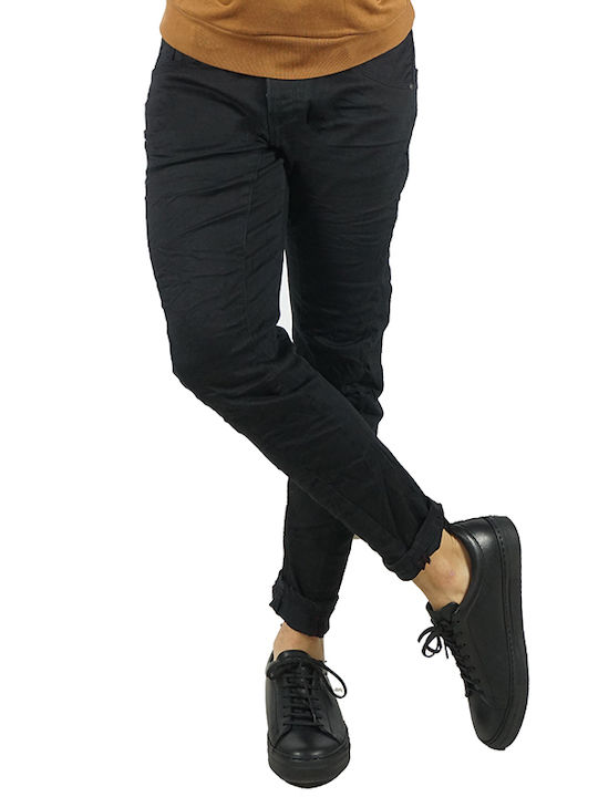 Cosi Jeans 58 Fiesolle 10 Ανδρικό Παντελόνι Ελαστικό σε Κανονική Εφαρμογή Μαύρο