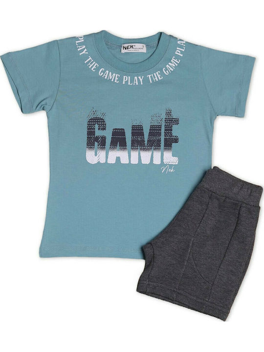Nek Kids Wear Kids' Set with Shorts Summer 2pcs...