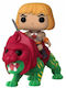 Funko Pop! Rides: Masters of the Universe - He-Man On Battlecat 84 Flocked Special Edition