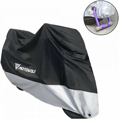 Motowolf Waterproof Motorcycle Cover Large L220xW110xH95cm