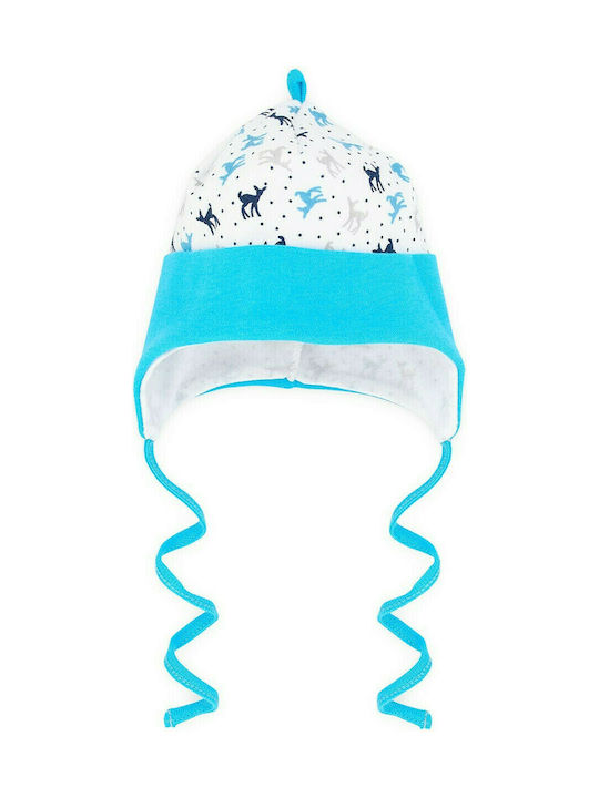 Makoma Kids Beanie Fabric Light Blue for Newborn