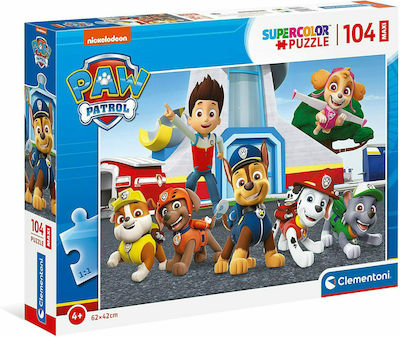 Puzzle pentru Copii Paw Patrol Maxi pentru 4++ Ani 104buc Clementoni