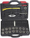 Maurer 80104 Gewindebohrer & Schneideisen Set mit Gewindeschneider 40Stück