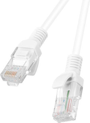 Lanberg U/UTP Cat.5e (Gigabit) Network Cable Ethernet 0.5m White