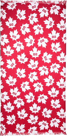 Dsquared2 Strandtuch Rot 180x90cm.