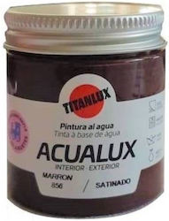 Titan Acualux Satin Vopsea acrilică Maro pentru...